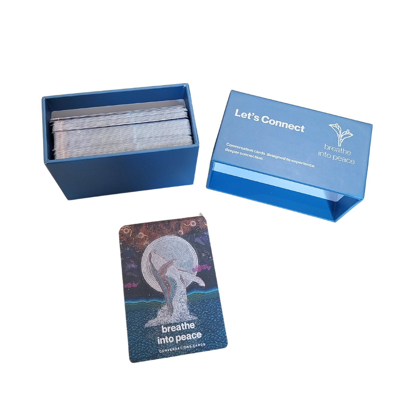 Let's Connect 100 Conversation Cards- 1000+ sold – Breathe Into Peace