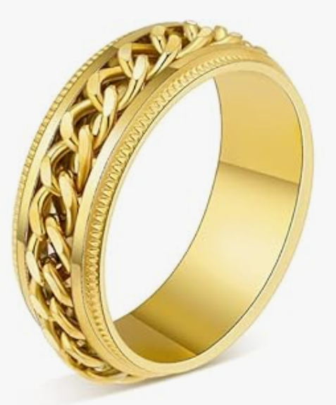 18K Gold or Silver Serenity Ring