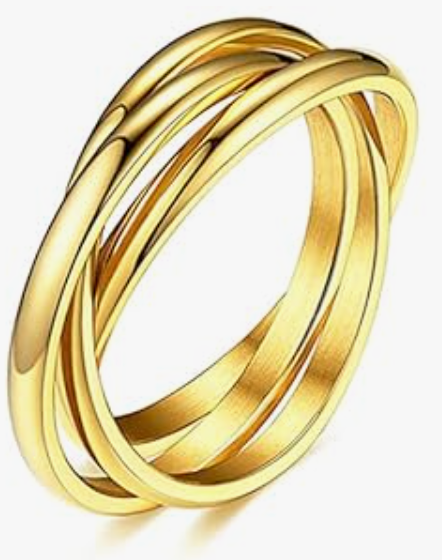 18K Gold or Silver Serenity Ring