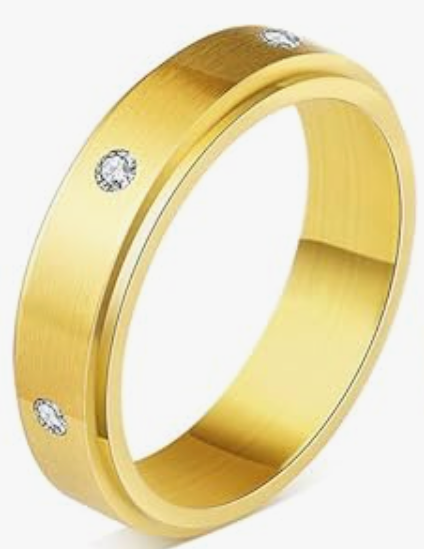 18K Gold or Silver Serenity Ring