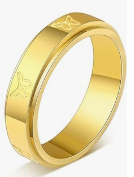 18K Gold or Silver Serenity Ring